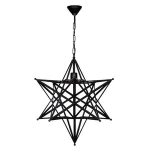 چراغ آویز چشمه نور مدل تک شعله کد 2243/3BK