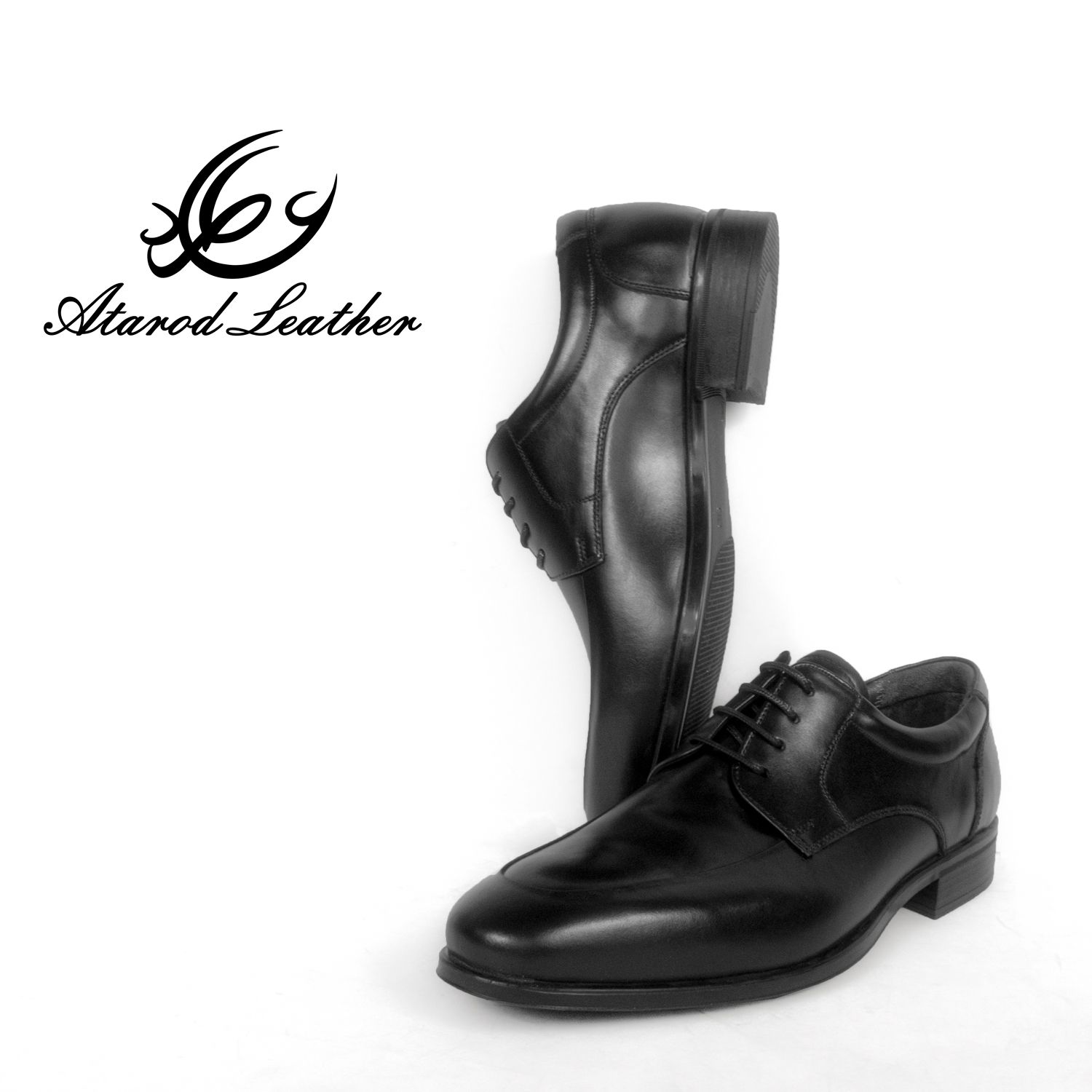 کفش مردانه چرم عطارد مدل چرم طبیعی کد SH256 - - 3