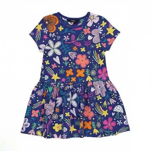 پیراهن دخترانه جورج مدل گلدار GEN00318