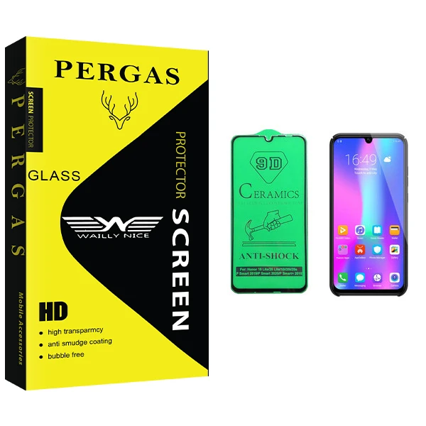 محافظ صفحه نمایش سرامیکی وایلی نایس مدل Pergas Glass مناسب برای گوشی موبایل آنر 10lite