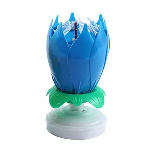 شمع موزیکال طرح گل مدل Fl02