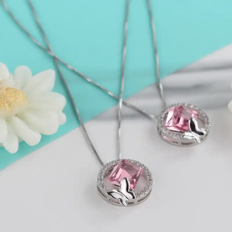 گردنبند زنانه مدل پروانه کد ne422