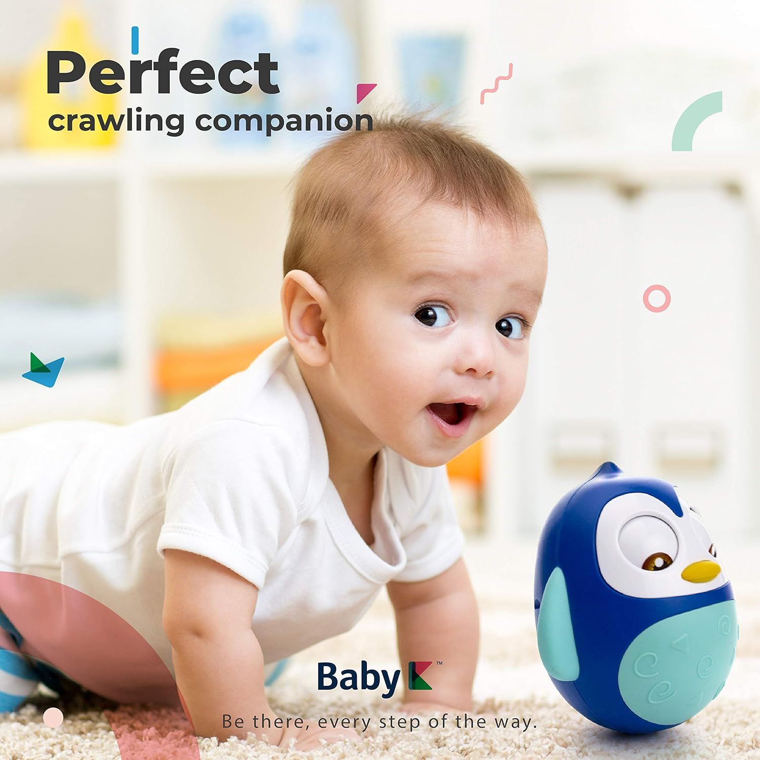 جغجغه هانگر مدل پنگوئن تعادلی طرح Roly Poly Penguin  -  - 14