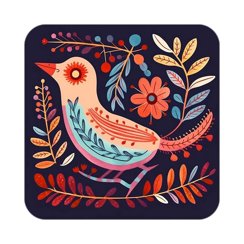 زیر لیوانی کاکتی طرح حیوانات رنگی مدل mp26412