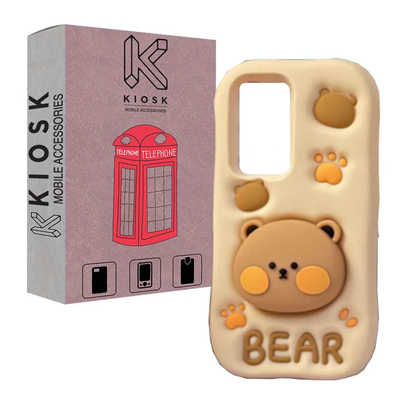 کاور کیوسک مدل KGH-BEAR-SILICON-1 مناسب برای گوشی موبایل اپل iPhone 14 Pro Max/15 Pro Max