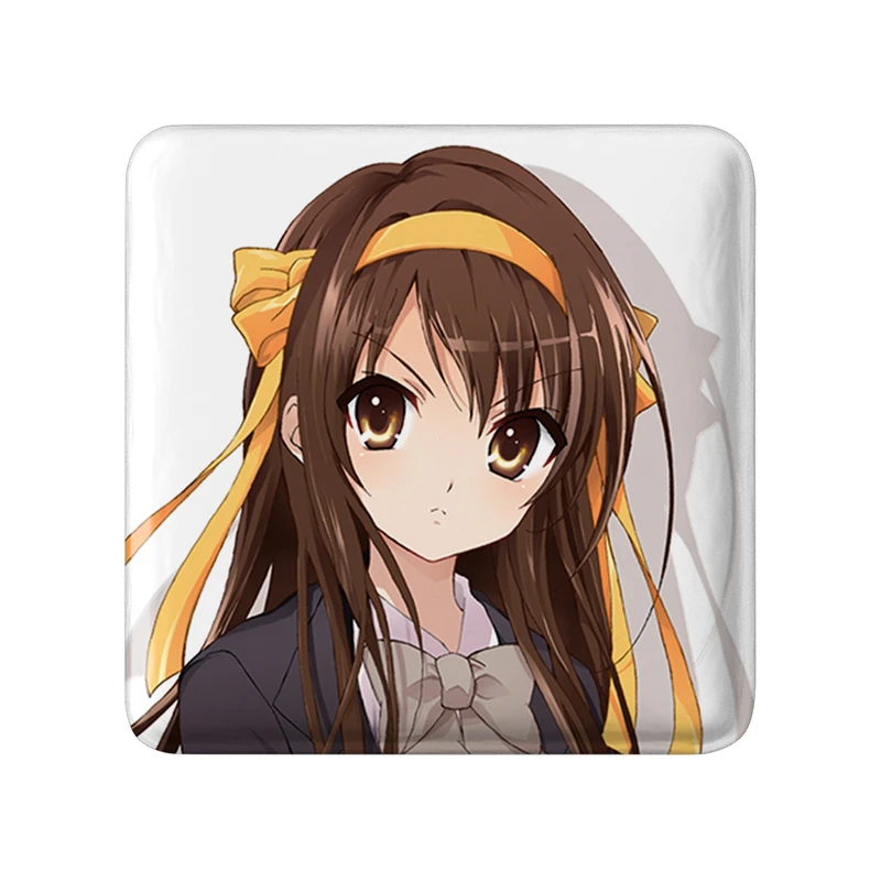 مگنت خندالو طرح هاروهی انیمه ناپدید شدن هارومی سوزومیا The Disappearance of Haruhi Suzumiya  مدل مربعی کد 23140