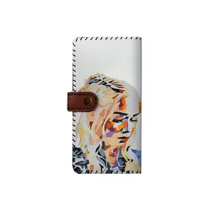 کیف پول چرمی ترمه طراحان ایده مدل بنددار کد shr012