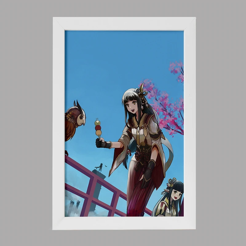 تابلو خندالو مدل بازی شکارچی هیولا (Monster Hunter) کد 33250