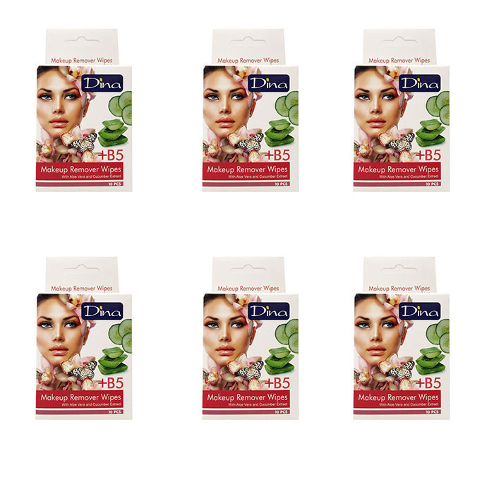 دستمال مرطوب دیانا مدل 010 مجموعه 6 عددی