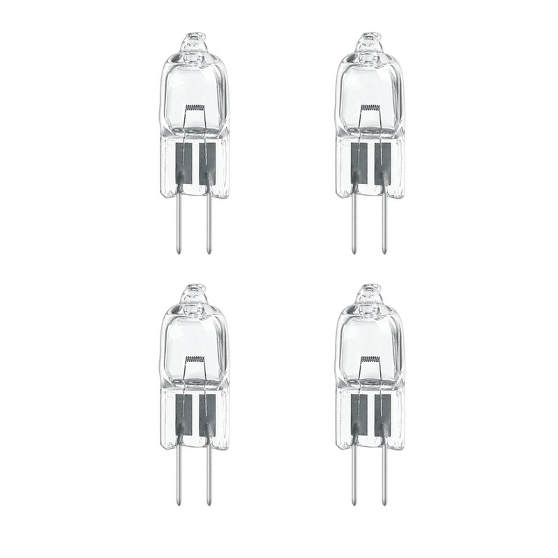 لامپ هالوژن 12 ولت 20 وات مدل سوزنی کد 12V-20W-G4 پایه G4 مجموعه 4 عددی
