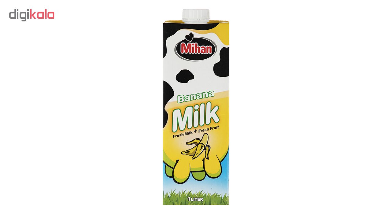 شیر موز میهن مقدار 1 لیتر