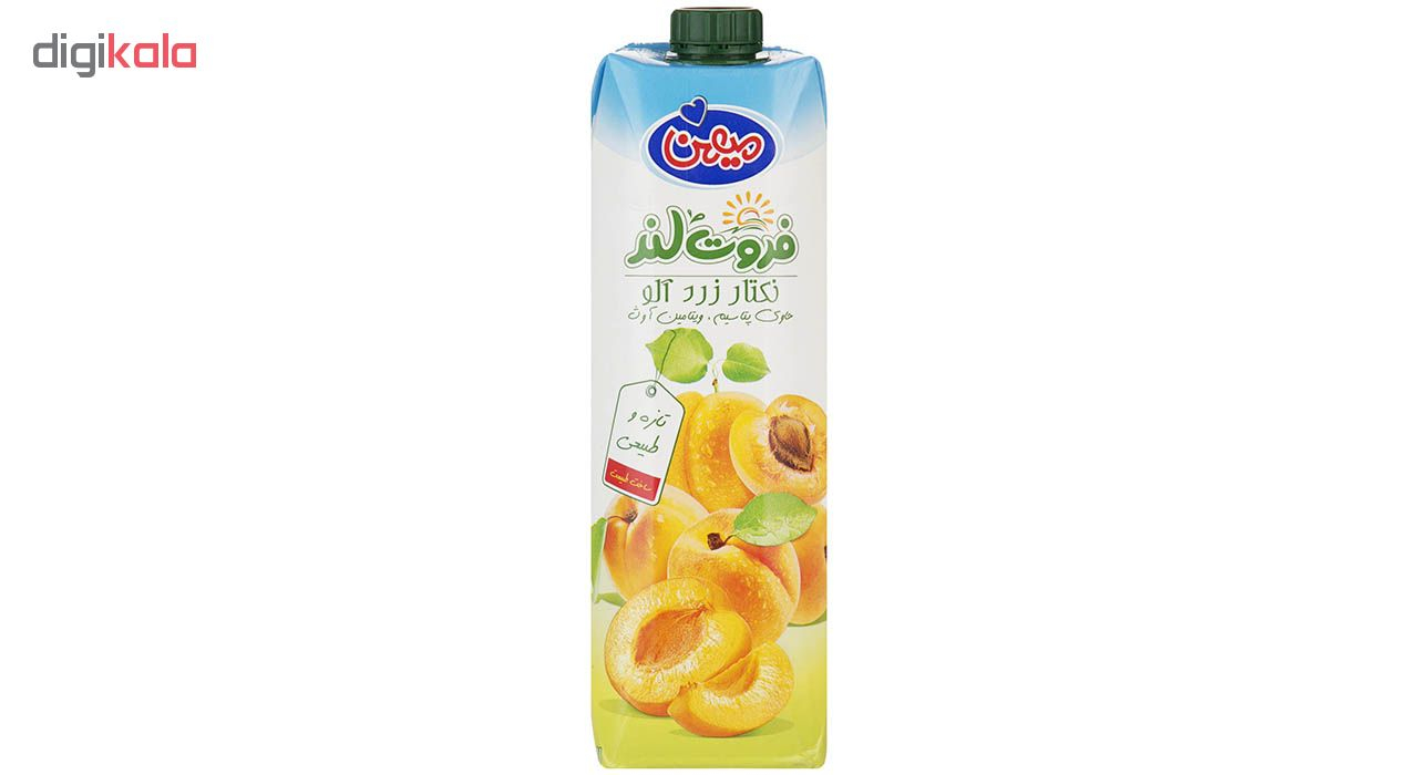 نکتار زرد آلو میهن حجم 1 لیتر