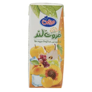 نوشیدنی مخلوط میوه ها میهن مقدار 200 میلی لیتر