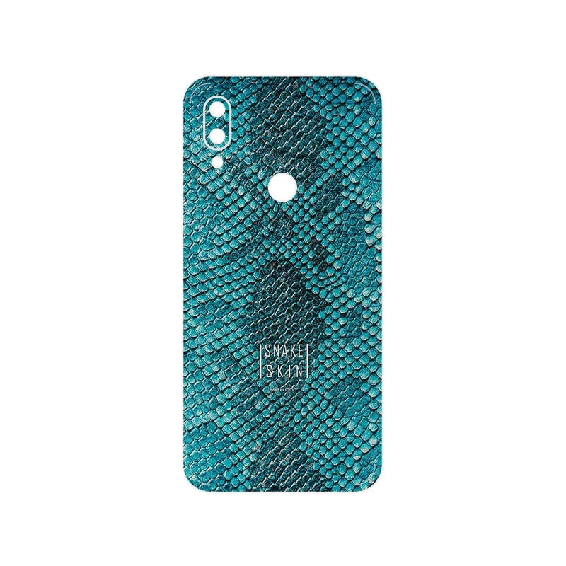 برچسب پوششی ماهوت مدل Blue Snake Skin مناسب برای گوشی موبایل شیائومی Redmi 7