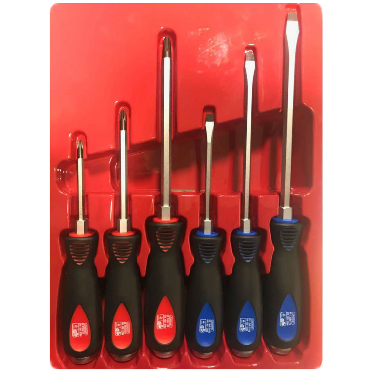 مجموعه 6 عددی پیچ گوشتی چکش خور اس پی اس مدل 6 RAHSOL