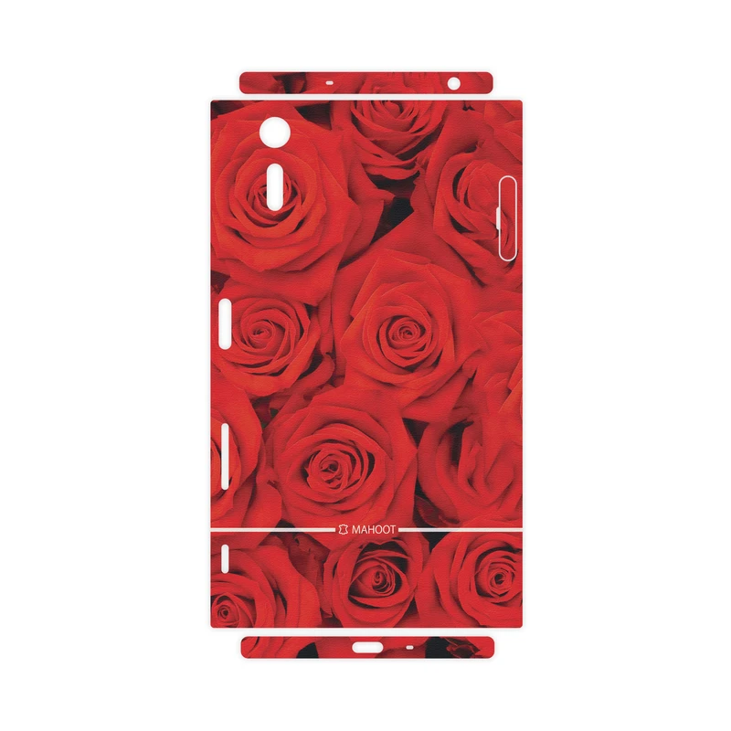 برچسب پوششی ماهوت مدل Red-Flower-FullSkin مناسب برای گوشی موبایل سونی Xperia XZ