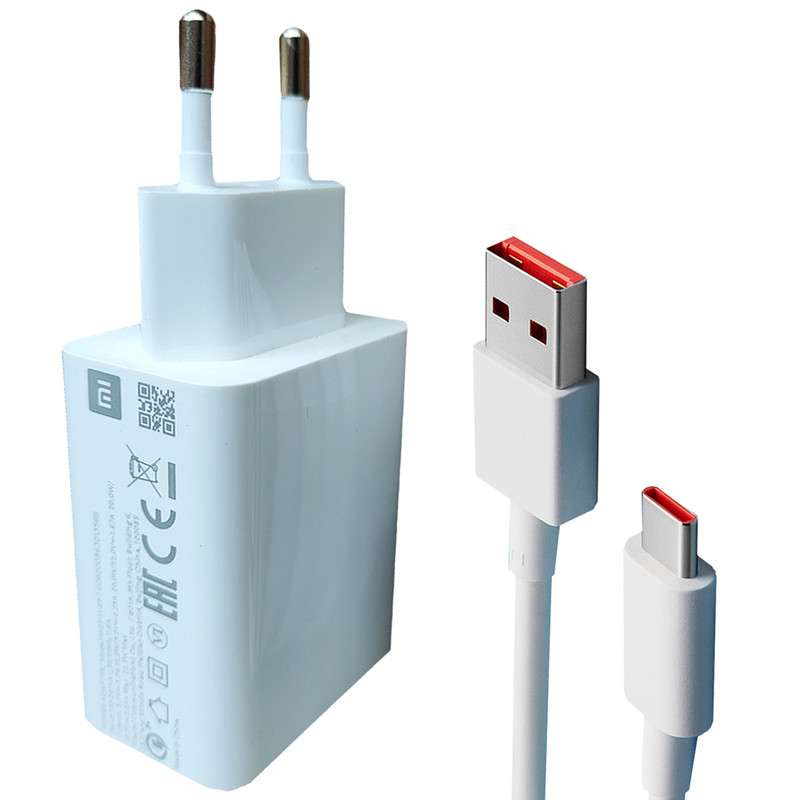 شارژر دیواری مدل POCO به همراه کابل تبدیل USB-C