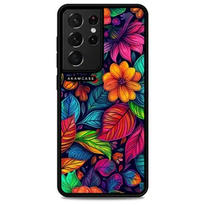 AKAM AMC-WSGS21U-FLOWERS-36 Cover For Samsung Galaxy S21 Ultra
