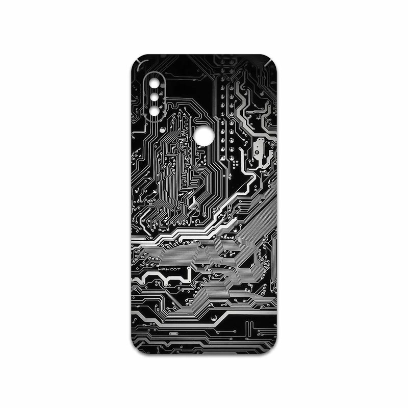 برچسب پوششی ماهوت مدل Black Printed Circuit Board مناسب برای گوشی موبایل شیائومی Redmi Note 6 Pro