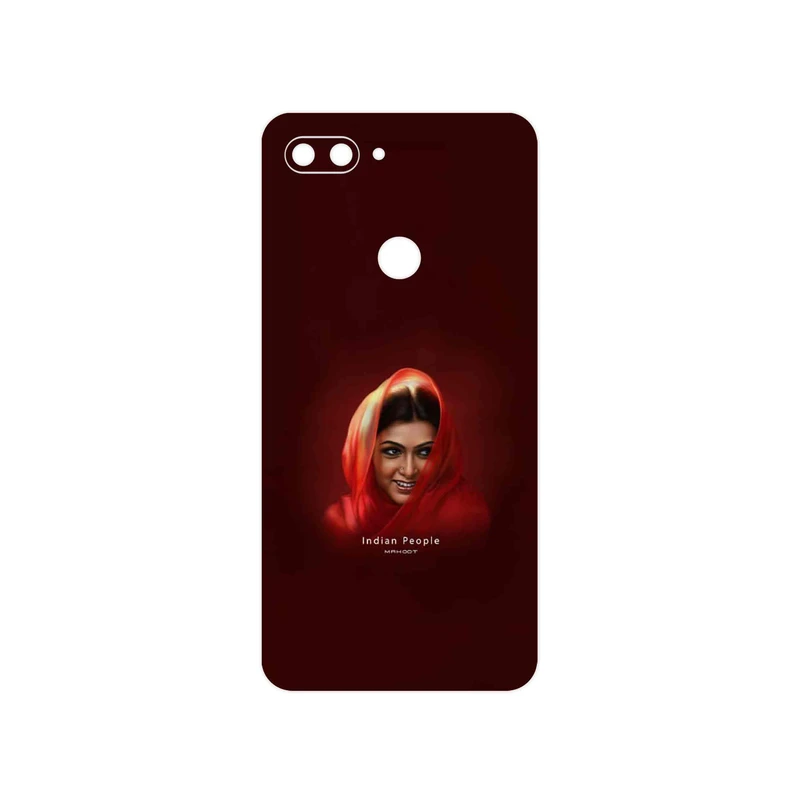برچسب پوششی ماهوت مدل Portrait of an Indian Woman مناسب برای گوشی موبایل شیائومی Mi 8 Lite
