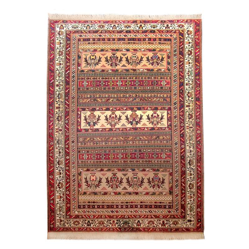 گلیم دستباف سه متری طرح جنگل مدل AA40