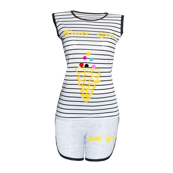 ست تی شرت و شلوارک زنانه مدل MB-ARSA82065-TO.SH.BSTN-SE.TO