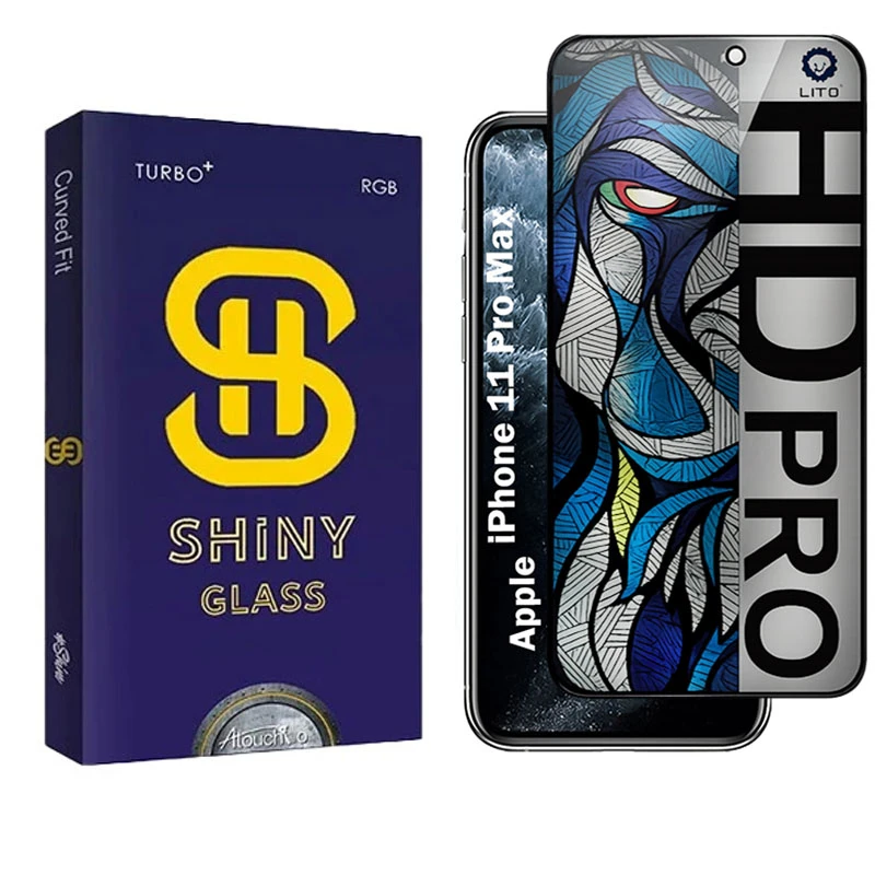 محافظ صفحه نمایش شیشه ای حریم شخصی آتوچبو مدل LIHD-AT مناسب برای گوشی موبایل اپل iPhone 11 ProMax