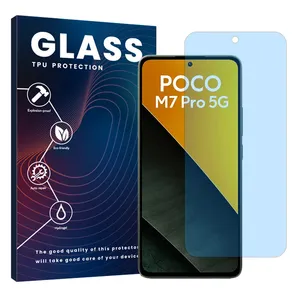 Glass Resistant model Matte anti-blue ray screen protector suitable for Xiaomi Poco M7 Pro 5G mobile phone