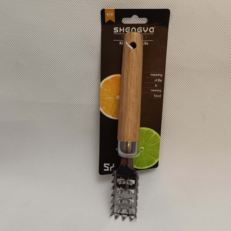 پولک گیر ماهی شنگیا مدل دسته بامبو کد K0918J