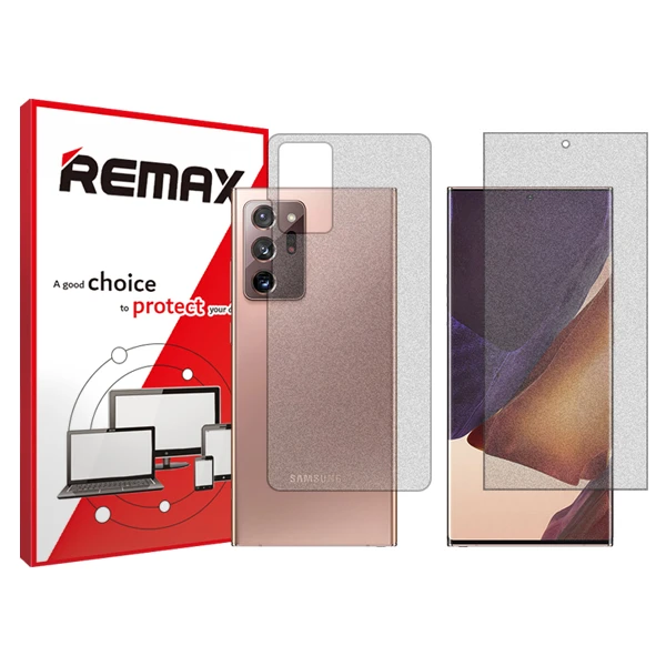 محافظ صفحه نمایش مات ریمکس مدل HyMTT مناسب برای گوشی موبایل سامسونگ Galaxy Note20 Ultra به همراه محافظ پشت گوشی