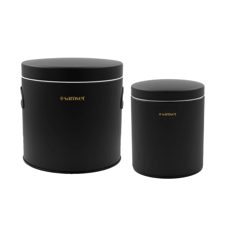 بانکه سام ست مدل استوانه ای طرح قند و شکر مجموعه 2 عددی