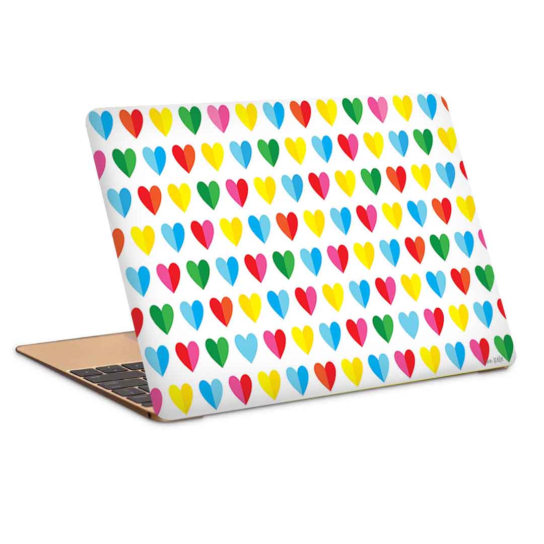 استیکر لپ تاپ طرح love heart 47کد c-483مناسب برای لپ تاپ 15.6 اینچ