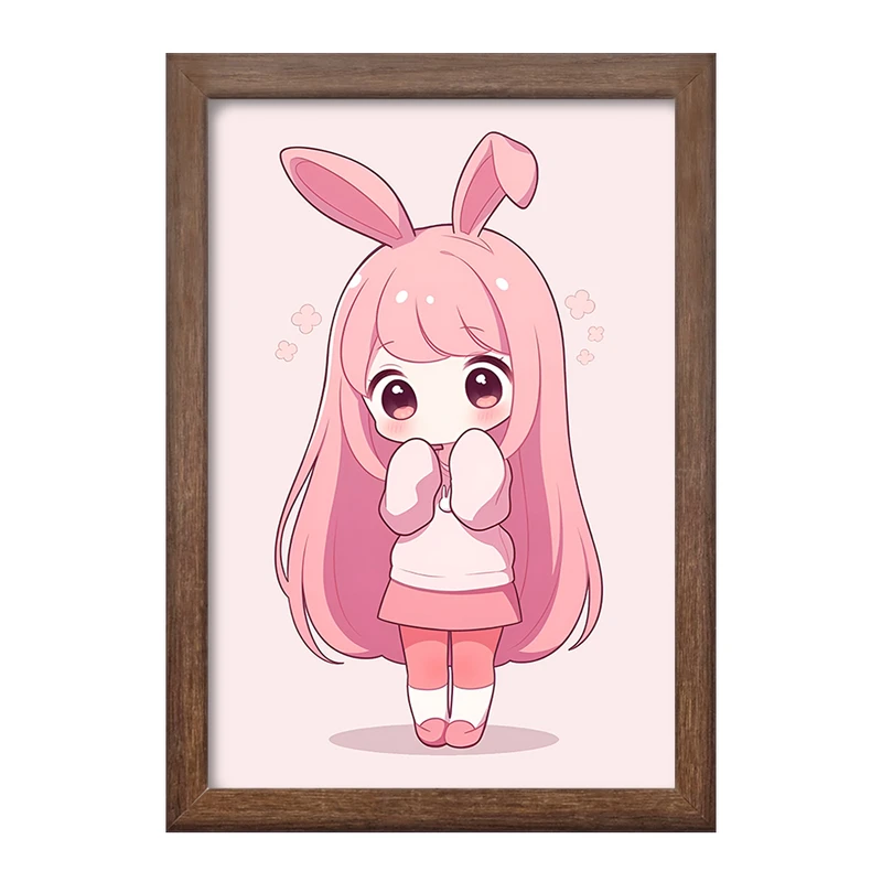 تابلو خندالو طرح دخترانه کیوت کد F3621