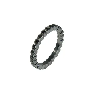 انگشتر زنانه مدل دور نگین