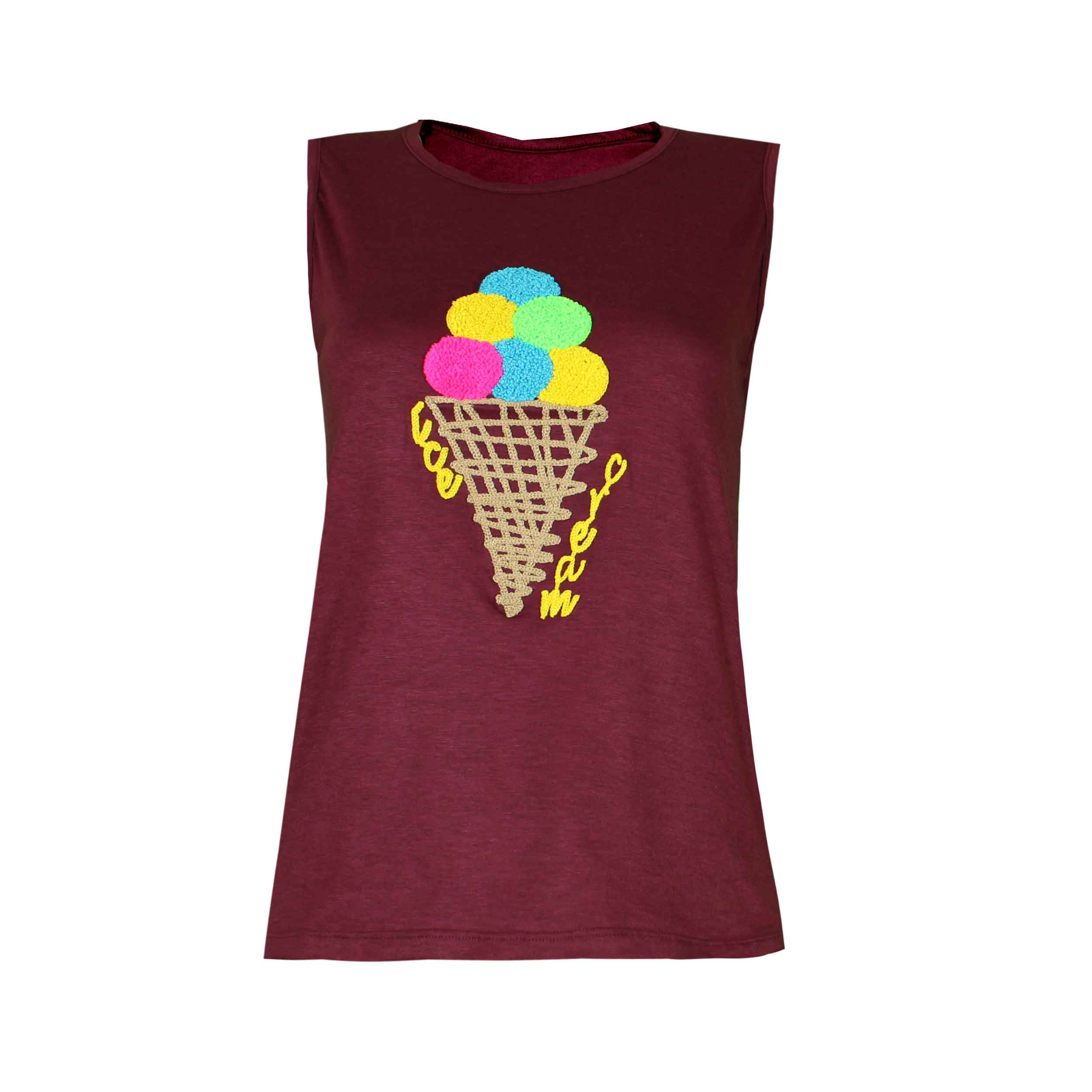 تاپ زنانه مدل بستنی 38