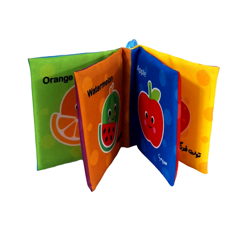 کتاب پارچه ای انتشارات باوان مدل پاندا جونم مجموعه 4 عددی