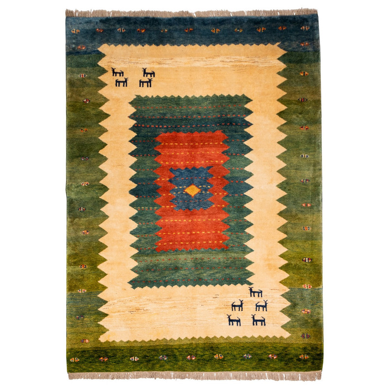 گبه دستباف پنج و نیم متری سی پرشیا کد 171758