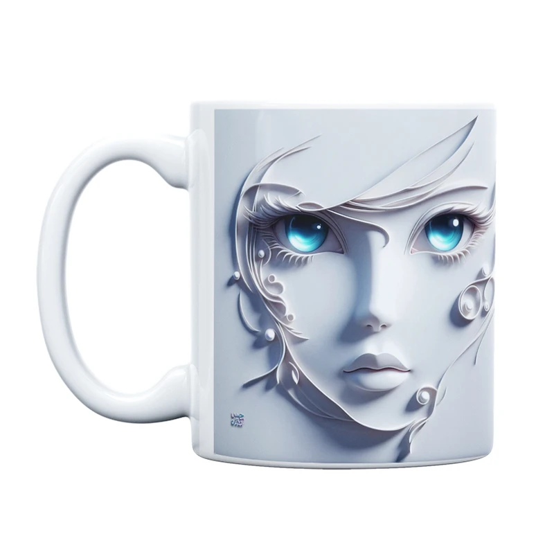 ماگ حس آمیزی طرح انیمه مدل دختر رویایی کد 3