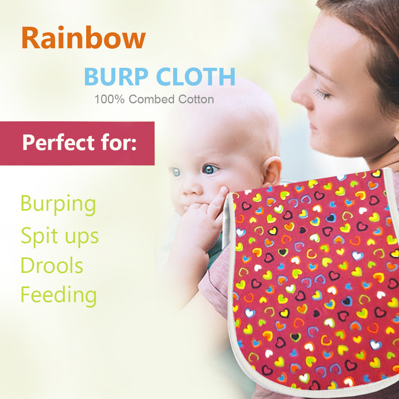 آروغ گیر نوزاد رینبو مدل Heart