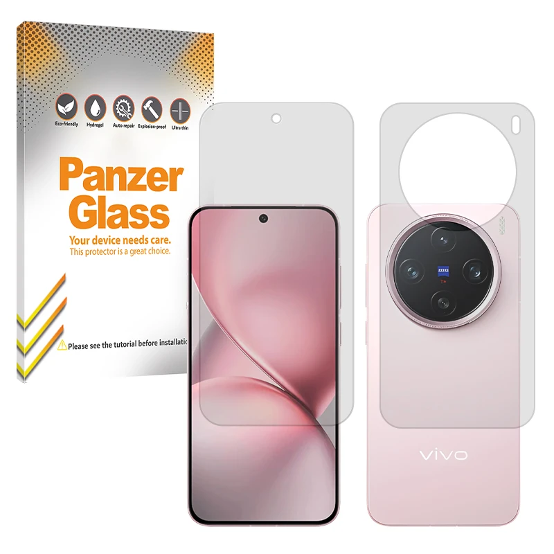محافظ صفحه نمایش مات پنزر گلس مدل Resistant مناسب برای گوشی موبایل ویوو X200 Pro Mini به همراه محافظ پشت گوشی 