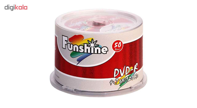 دی وی دی خام فانشاین مدل DVD-R بسته 50 عددی