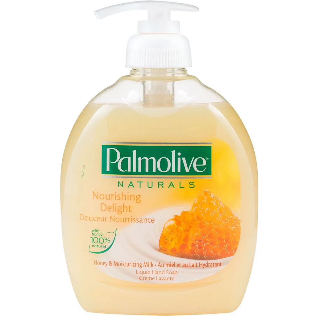 صابون مایع پالمولیو مدل Honey and Moisturizing Milk حجم 300 میلی لیتر