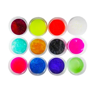 ژل بازی اسلایم اکلیلی مدل Super Gel بسته 12 عددی