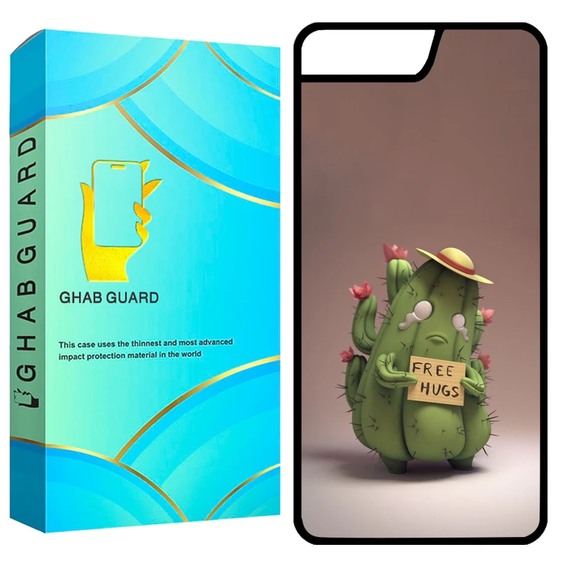 کاور قاب گارد طرح کاکتوس مدل GCHP7P مناسب برای گوشی موبایل اپل iPhone 7 Plus / 8 Plus