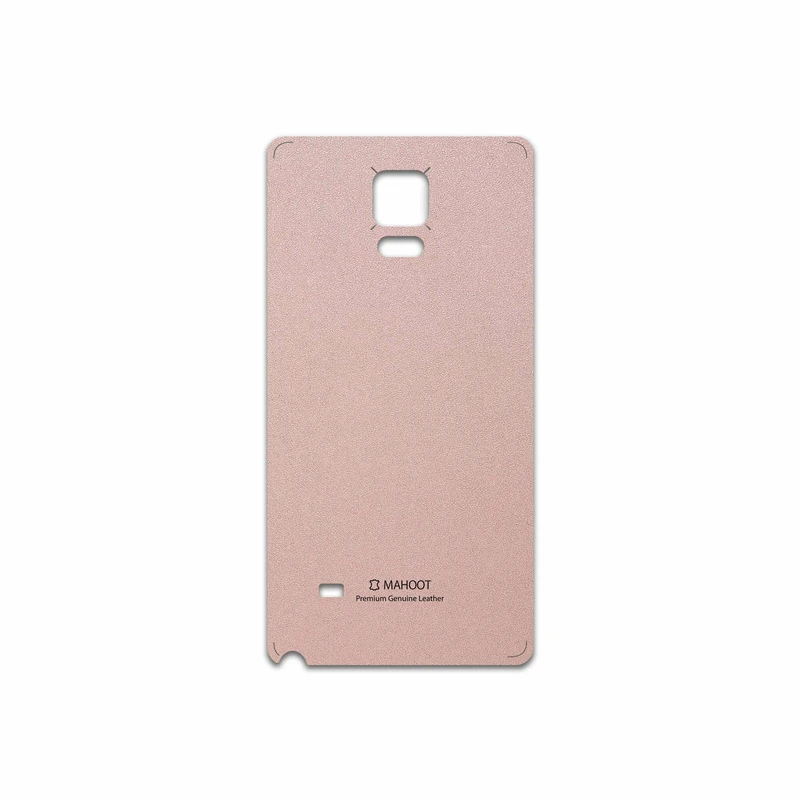 برچسب پوششی ماهوت مدل Rose Gold Leather مناسب برای گوشی موبایل سامسونگ Galaxy Note 4