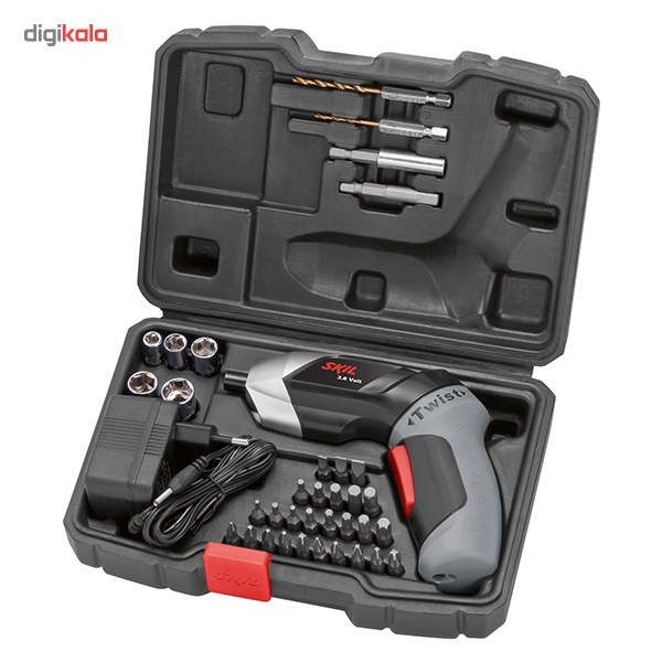 پیچ گوشتی شارژی تاشو اسکیل مدل 2536