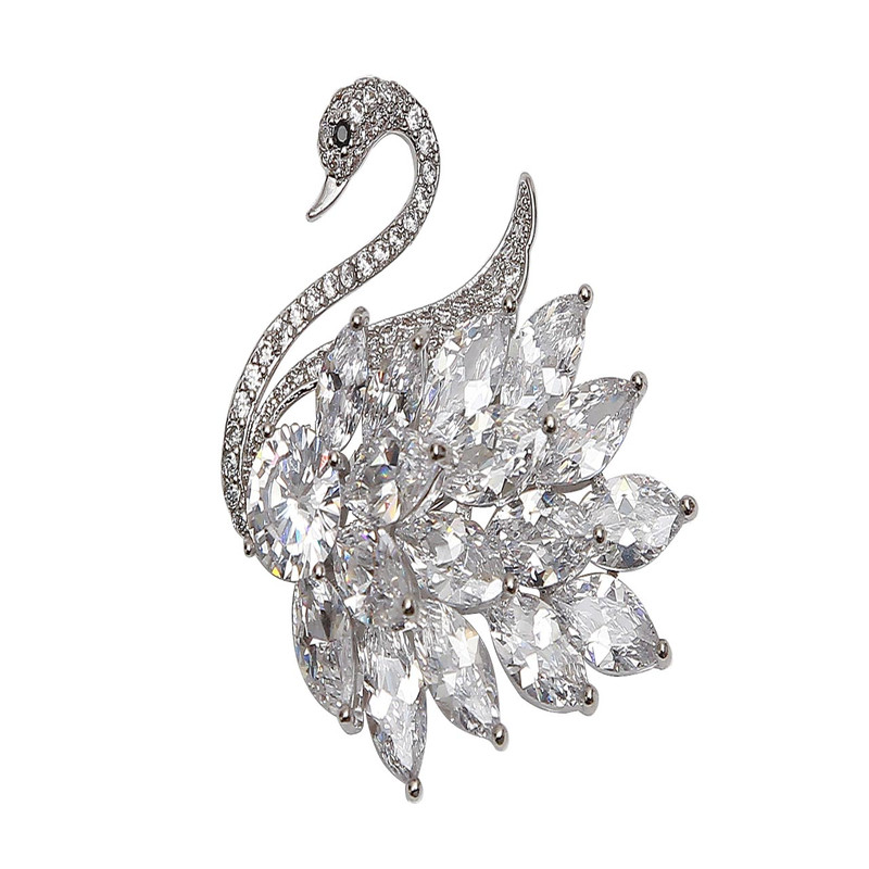 سنجاق سینه طرح قو کد SA-GS-61110 سنجاق سینه طرح قو کد SA-GS-61110