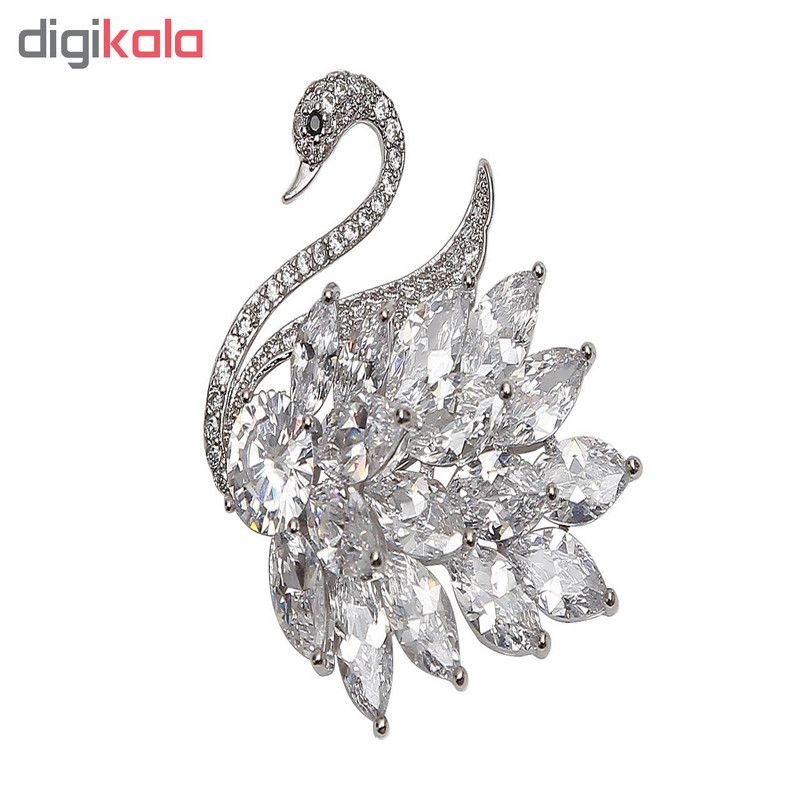 سنجاق سینه طرح قو کد SA-GS-61110 سنجاق سینه طرح قو کد SA-GS-61110