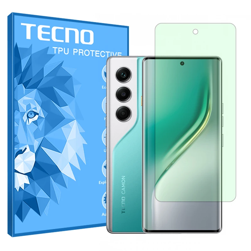 محافظ صفحه نمایش آنتی گرین تکنو مدل هیدروژلی مناسب برای گوشی موبایل تکنو Camon 40 Pro
