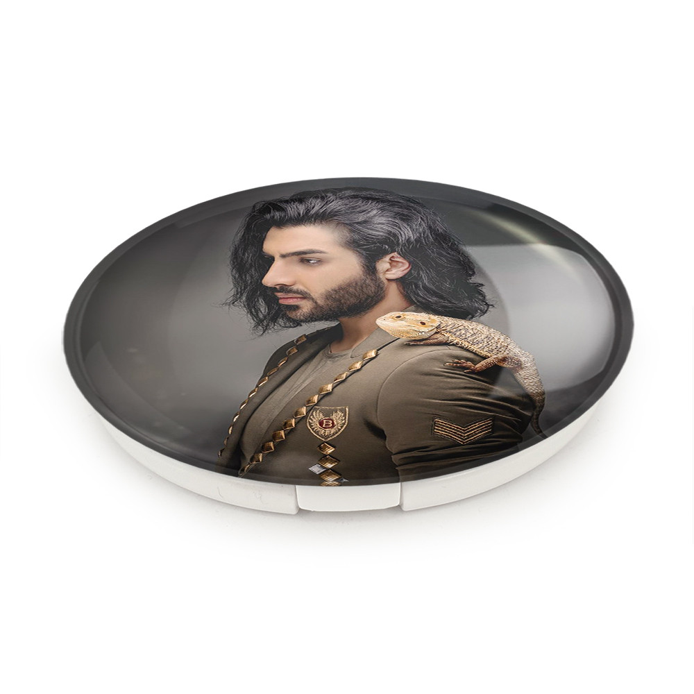 آینه جیبی خندالو طرح رهام هادیان ماکان بند مدل تاشو کد 2547